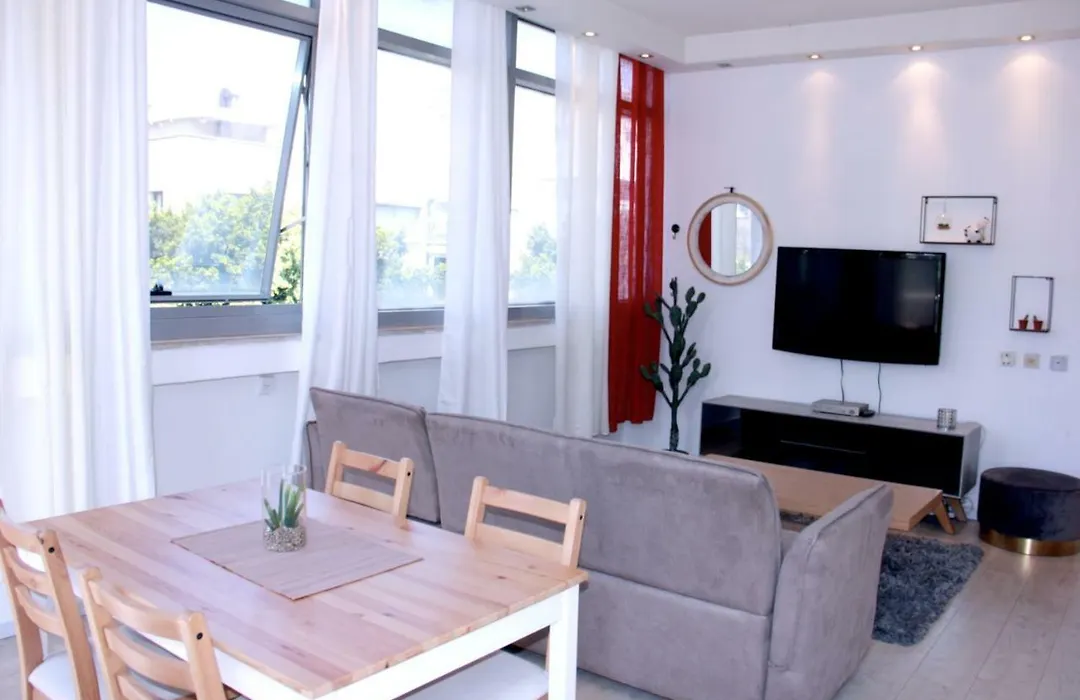 Central Apartment With Shelter Room -1 Bedroom & Living Room And Balcony-1