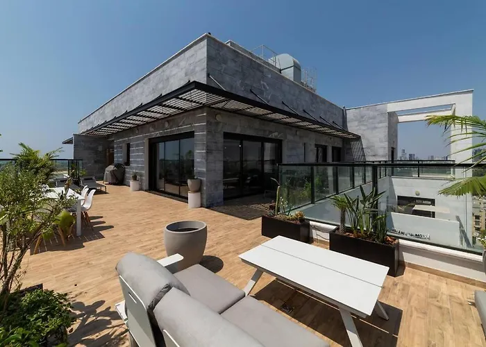 Bautiful Penthouse 4Bed With Jacuzzi Sea View Appartement Tel Aviv